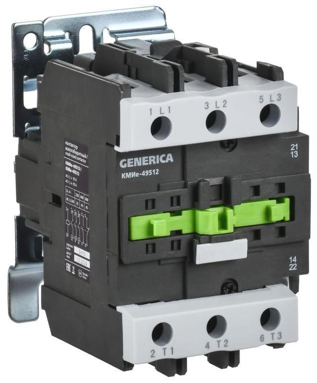 Контактор КМИе-49512 95А 110В/АС3 1НО; 1НЗ IEK KKME41-095-110-11