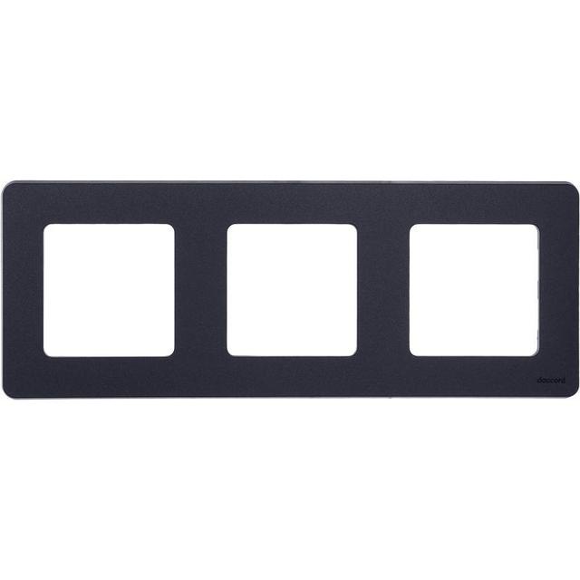 Рамка 3-м Inspiria антрацит Leg 673953