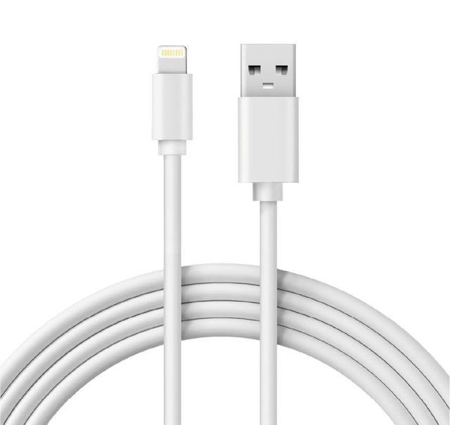 Кабель USB для iPhone 5/6/7 моделей original copy 1:1 бел. Rexant 18-0001