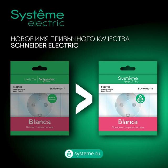 Розетка 2-м ОП Blanca 16А IP20 250В без заземл. без защ. шторок алюм. SE BLNRA000203