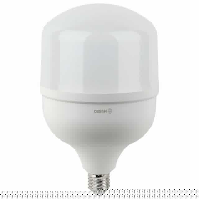 Лампа светодиодная высокомощная LED HW 50Вт T матовая 6500К холод. бел. E27 5000лм 140-265В с адаптером E40 угол пучка 200град. PF>/=09 (замена 500Вт) OSRAM 4058075576872