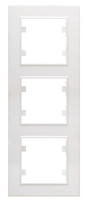 Рамка 3-м Karea вертик. бел. Makel 56001708