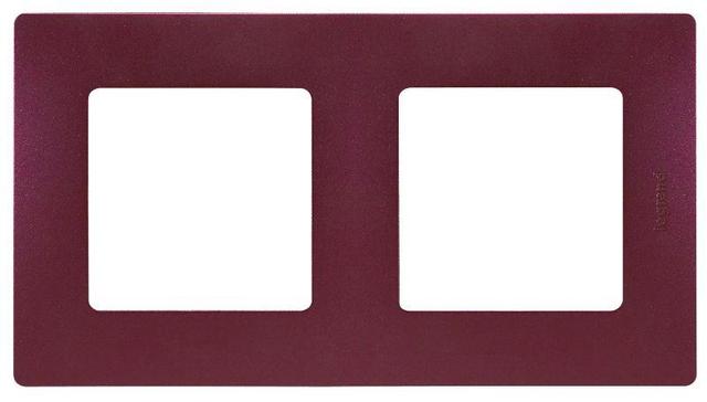 Рамка 2-м Etika сливовый Leg 672562
