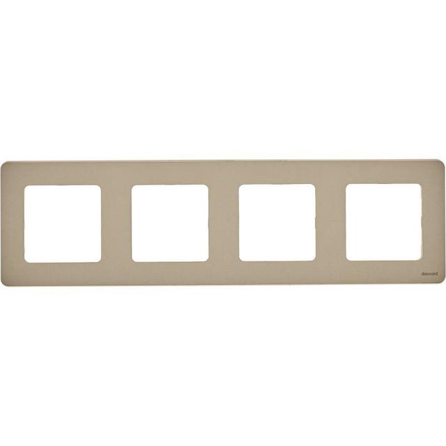 Рамка 4-м Inspiria шампань Leg 673968