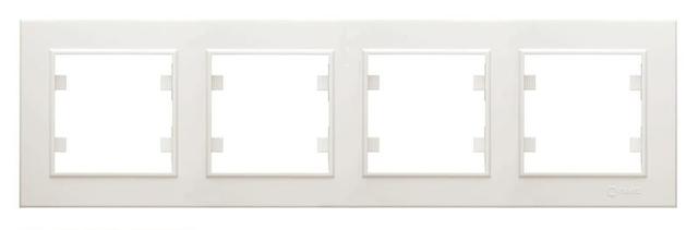 Рамка 4-м Karea горизонт. крем. Makel 56010704
